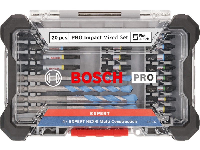 20-delni mešani komplet Bosch PRO Impact Mixed Set, 2608521U83